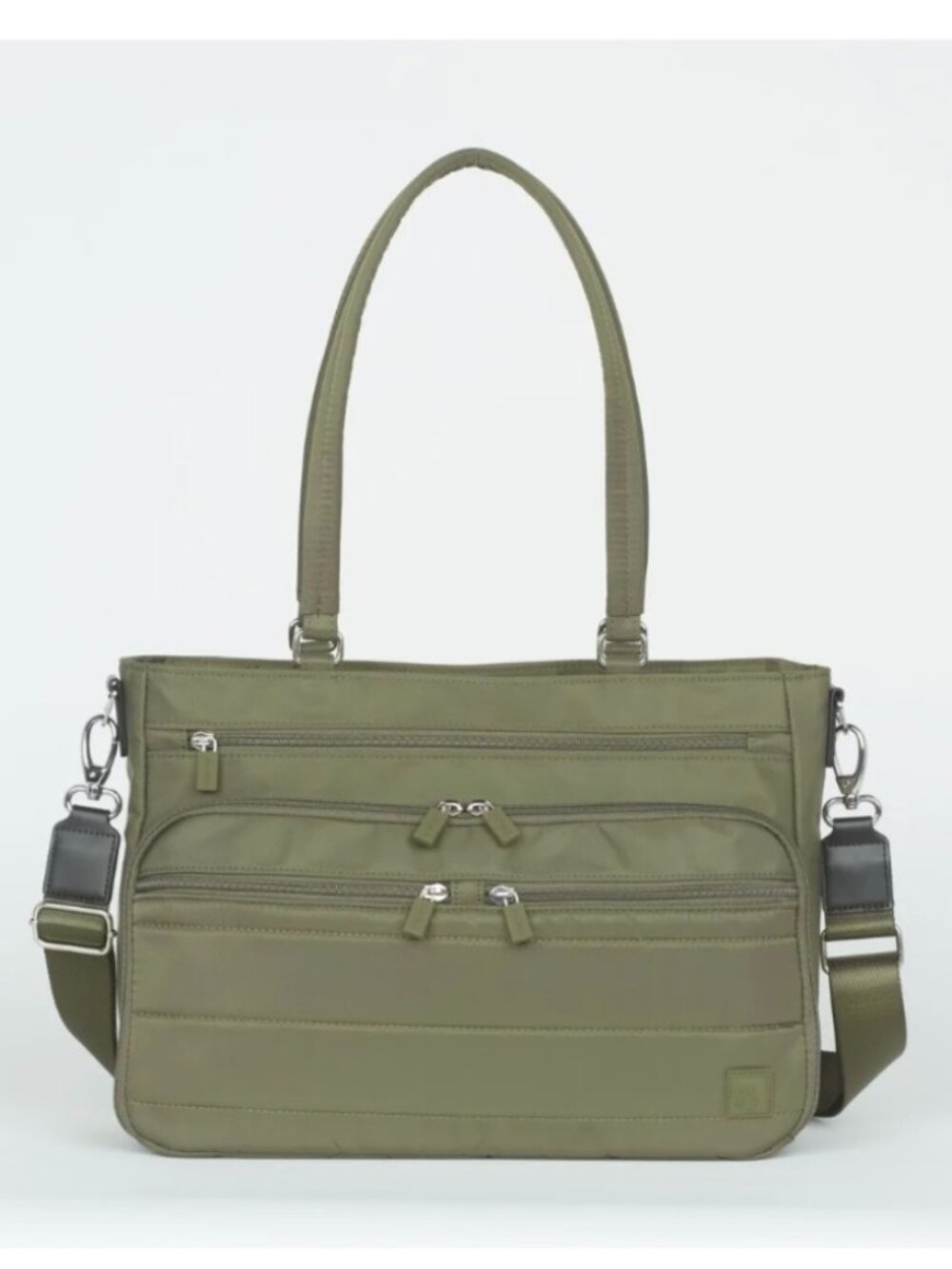 IHKWIP Traverse East/West Medium Tote Military Olive Crossbody Bag NWT